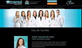 
							         Dr. Emily Arsenault and her team - Arsenault Dermatology								  
							    