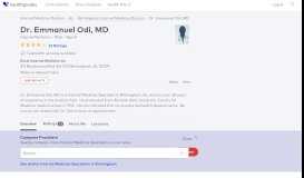 
							         Dr. Emmanuel Odi, MD - Reviews - Birmingham, AL - Healthgrades								  
							    