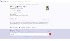 
							         Dr. Eric Levy, MD - Book an Appointment - Santa Maria, CA								  
							    