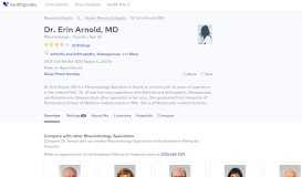 
							         Dr. Erin Arnold, MD - Reviews - Park Ridge, IL - Healthgrades								  
							    