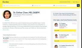 
							         Dr. Esther Chen, MD, DABFM | Esther Chen, MD, PC, Los Gatos, CA								  
							    