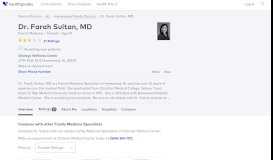 
							         Dr. Farah Sultan, MD - Reviews - Homewood, AL - Healthgrades								  
							    