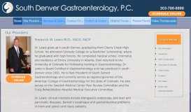 
							         Dr. Frederick W. Lewis M.D., FACG, FACP | Denver Gastroenterology ...								  
							    