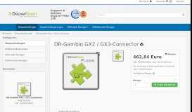 
							         DR-Gambio GX2 / GX3-Connector - DreamRobot Shop - EAN-Software								  
							    