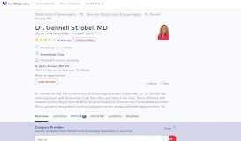 
							         Dr. Gennell Strobel, MD - Reviews - Sherman, TX - Healthgrades								  
							    