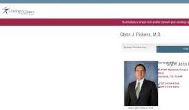 
							         Dr. Glynn John Pickens - Urology Clinics of North Texas								  
							    