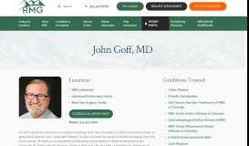 
							         Dr. Goff Denver, John Goff MD Colorado, Colonoscopy ...								  
							    