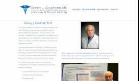 
							         DR. GOLDFARB — Sidney J. Goldfarb, M.D.								  
							    