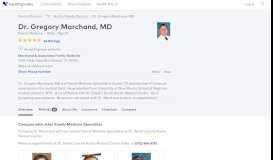 
							         Dr. Gregory Marchand, MD - Reviews - Austin, TX - Healthgrades								  
							    