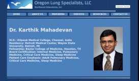 
							         Dr. Hachey - Oregon Lung Specialists								  
							    