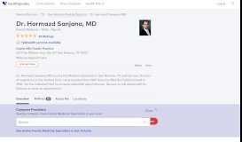 
							         Dr. Hormazd Sanjana, MD - Reviews - San Antonio, TX - Healthgrades								  
							    