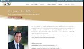 
							         Dr. Huffman | Napa Valley Ortho - Napa Valley Orthopaedic								  
							    