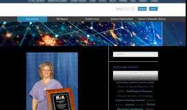 
							         Dr. Huxel Bliven receives NATA's Most Distinguished Award								  
							    