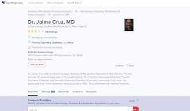 
							         Dr. Jaime Cruz, MD - Reviews - San Antonio, TX - Healthgrades								  
							    