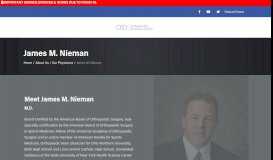 
							         Dr. James Nieman | Orthopaedic Institute of Ohio								  
							    
