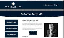 
							         Dr. James Terry, MD - Mid-Cities Direct Care - Family Physician								  
							    