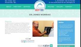 
							         Dr. James Worriax | Masonboro Urgent Care								  
							    