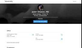 
							         Dr. Jasbir Dhawan, MD – Frisco, TX | Endocrinology - Doximity								  
							    