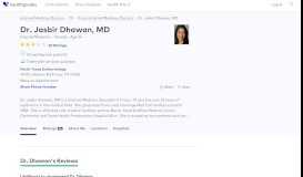 
							         Dr. Jasbir Dhawan, MD - Reviews - Frisco, TX - Healthgrades								  
							    