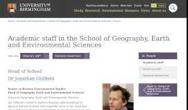 
							         Dr Jason Hilton - School of Geography, Earth and Environmental ...								  
							    