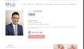 
							         Dr. Jason Yeh – Houston Fertility Institute								  
							    