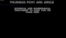 
							         Dr. Jeanna Mascorro | Fulshear Foot and Ankle | Fulshear Podiatrist								  
							    