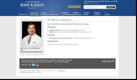 
							         Dr. Jeffrey H. Goodman | North Alabama Bone & Joint Clinic, P.C.								  
							    