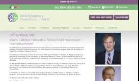 
							         Dr. Jeffrey Kane, MD | Child Neurology Consultants of Austin								  
							    