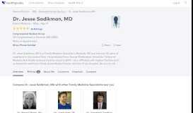 
							         Dr. Jesse Sadikman, MD - Reviews - Rockville, MD - Healthgrades								  
							    