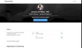 
							         Dr. Jessica Miller, MD – Keystone Heights, FL | Family Medicine								  
							    
