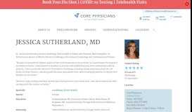 
							         Dr. Jessica Sutherland, MD - New Hampshire - Core Physicians								  
							    