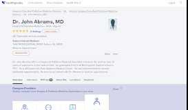 
							         Dr. John Abrams II, MD - Reviews - Auburn, AL - Healthgrades								  
							    