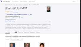 
							         Dr. Joseph Yohn, MD - Reviews - Sarasota, FL - Healthgrades								  
							    