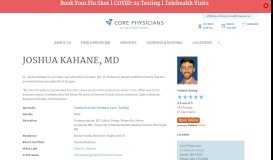
							         Dr. Joshua Kahane, MD - New Hampshire - Core Physicians								  
							    