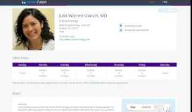 
							         Dr Julia Warren-Ulanch, MD - Appointments | Patient Fusion								  
							    