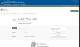 
							         Dr. Kelly E. Wilson, MD - Houston, TX - Obstetrics and Gynecology ...								  
							    