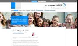 
							         Dr.-Knippenbergcollege | Ons Middelbaar Onderwijs - Jaarverslag								  
							    