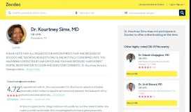
							         Dr. Kourtney Sims, MD | Crossroads OB/GYN and Wellness, P.A. ...								  
							    