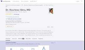 
							         Dr. Kourtney Sims, MD - Reviews - Houston, TX - Healthgrades								  
							    