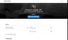 
							         Dr. Krishna Lingala, MD – Portales, NM | Physical Medicine/Rehab								  
							    