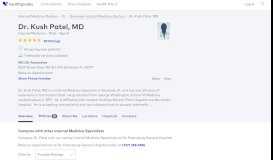 
							         Dr. Kush Patel, MD - Reviews - Seminole, FL - Healthgrades								  
							    