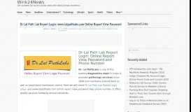 
							         Dr Lal Path Lab Report Login: www.lalpathlabs.com Online ...								  
							    