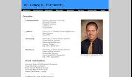 
							         Dr. Lance R. Farnworth, M. - Pueblo Bone and Joint Clinic								  
							    