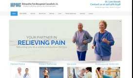 
							         Dr. Lee Snook: Pain Relief Metropolitan Pain Management ...								  
							    