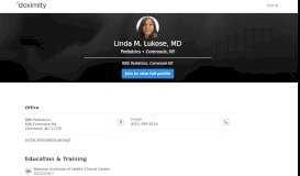 
							         Dr. Linda Lukose, MD – Commack, NY | Pediatrics - Doximity								  
							    