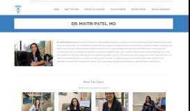 
							         Dr. Maitri Patel, MD - PTX								  
							    