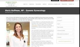 
							         Dr. Maris Huffman (Queens OBGYN) - Forest Hills Medical Services								  
							    