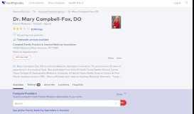 
							         Dr. Mary Campbell-Fox, DO - Reviews - Houston, TX - Healthgrades								  
							    