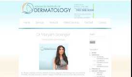 
							         Dr. Maryam Sickinger Board Certified Dermatologist - Advanced ...								  
							    