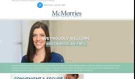 
							         Dr. McMorries | Conservative Values with Personal Health								  
							    